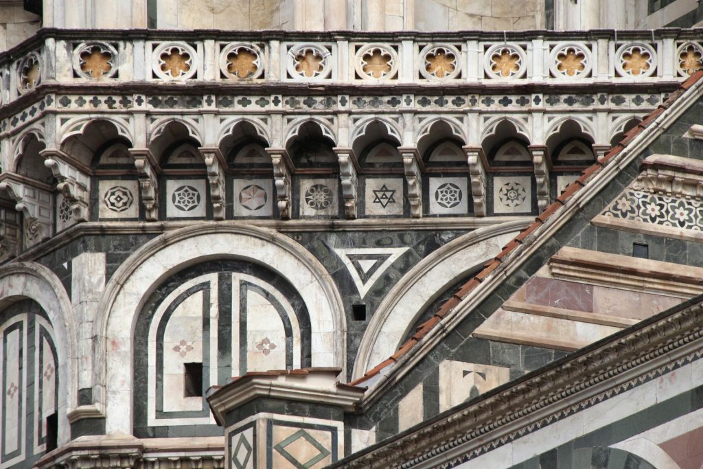 Dom zu Florenz: Detail der Fassade